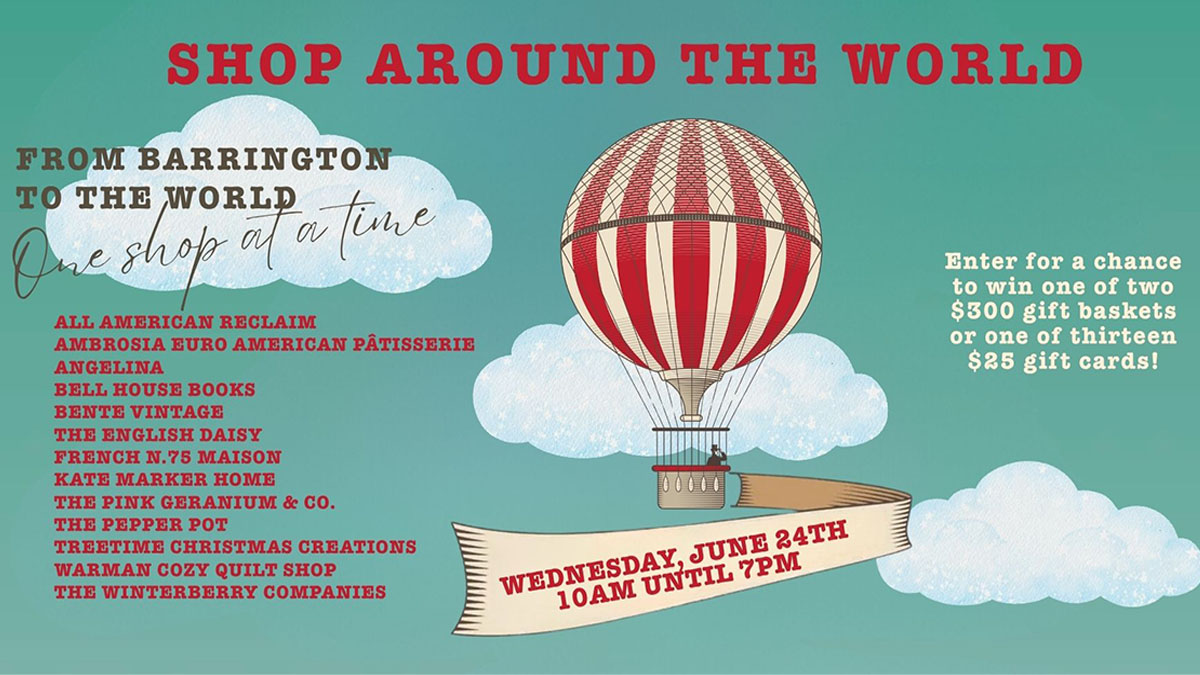 Shop Around the World: Vintage Shop Hop in Barrington